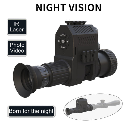 Night Vision Monocular, Digital Night Vision Scopes for 100% Darkness with Rechargeable Battery for Hunting & Surveillanc, Night Vision Camera