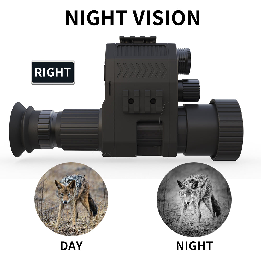 Night Vision Sight NI007 HD Camera Monocular Professional Day/Night Telescope  Rifle Scope with Infrared Used Outdoor Hunting